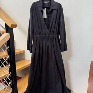 Zara Women’s Charcoal Lightweight Maxi Dress - NWT